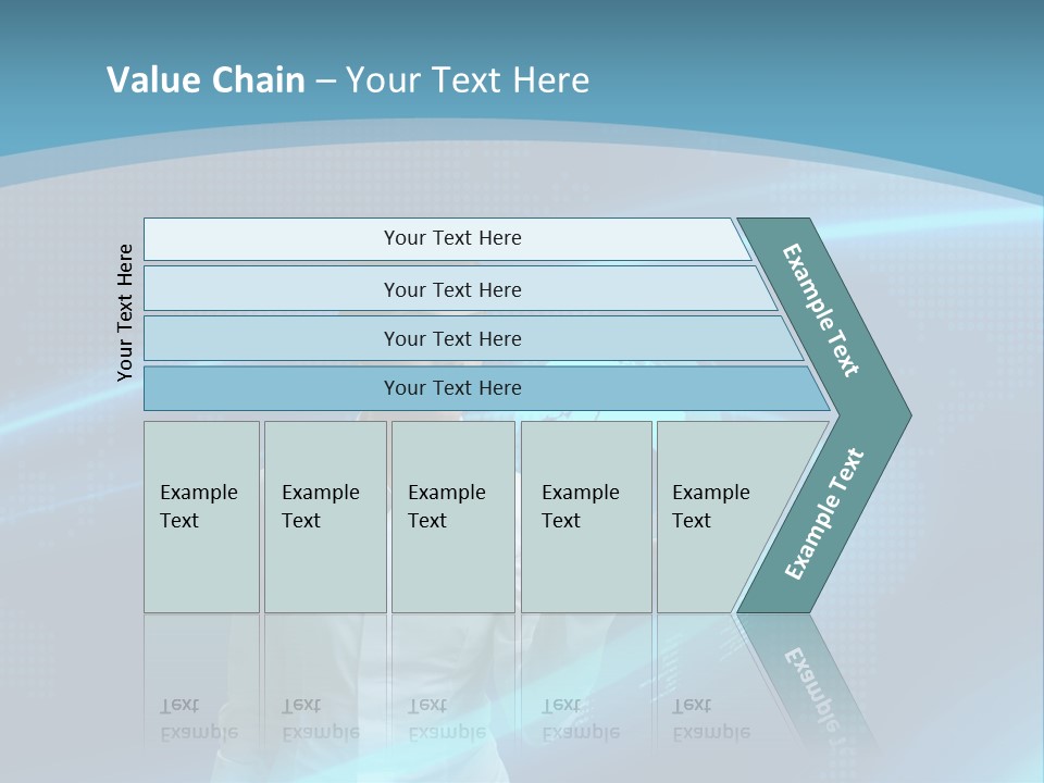 Professional Finger Girl PowerPoint Template