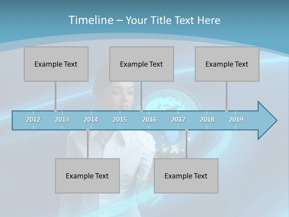Professional Finger Girl PowerPoint Template