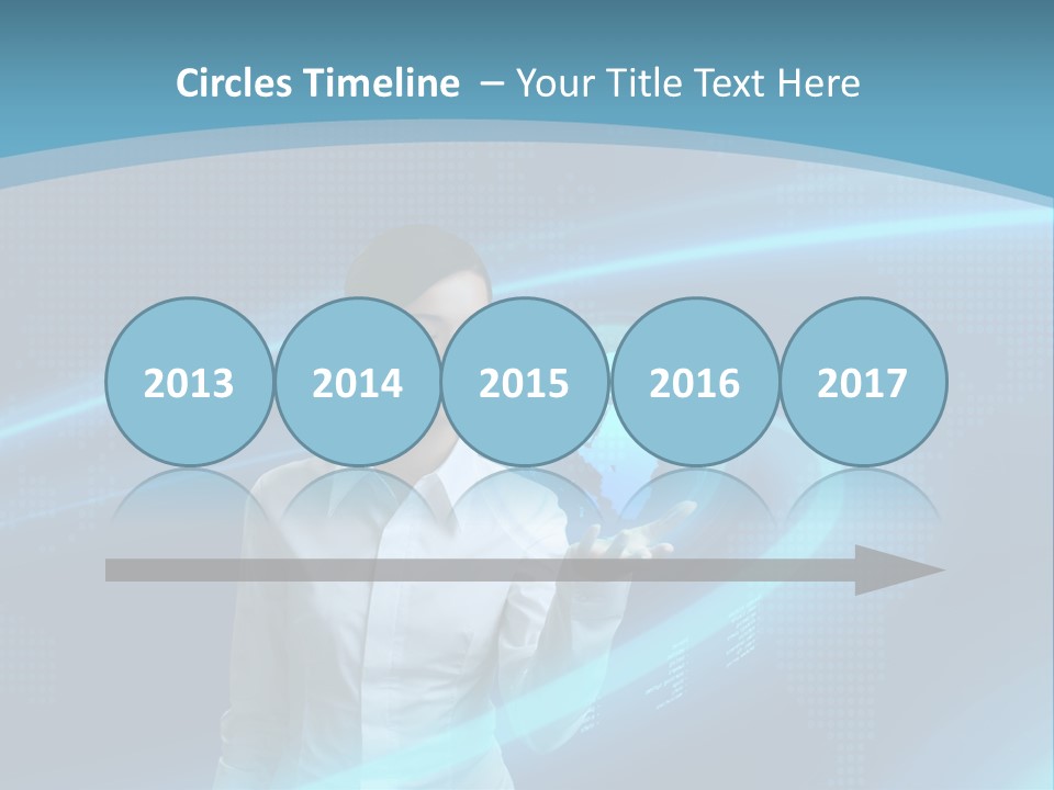 Professional Finger Girl PowerPoint Template