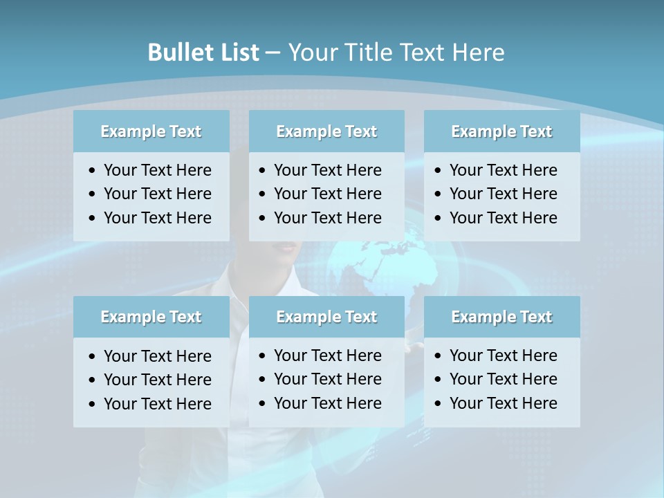 Professional Finger Girl PowerPoint Template