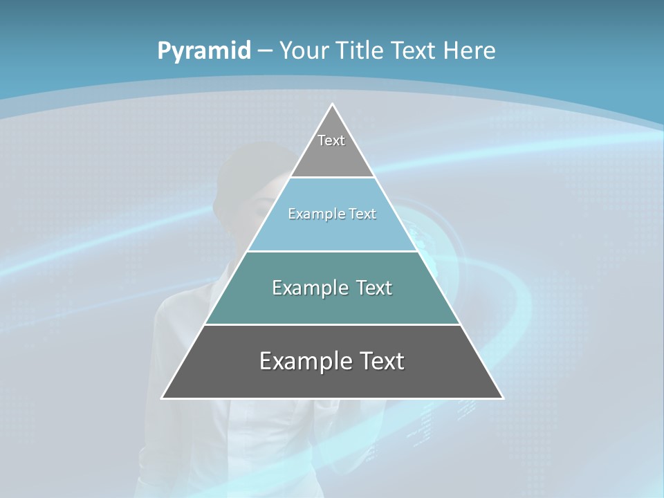 Professional Finger Girl PowerPoint Template