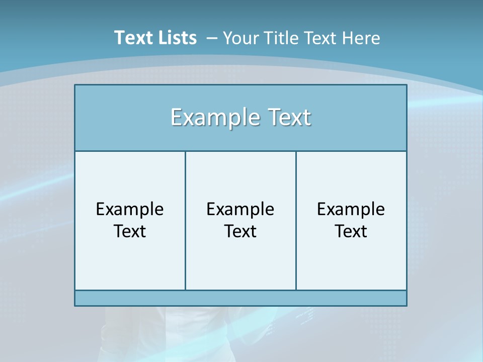 Professional Finger Girl PowerPoint Template