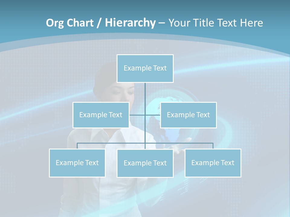 Professional Finger Girl PowerPoint Template