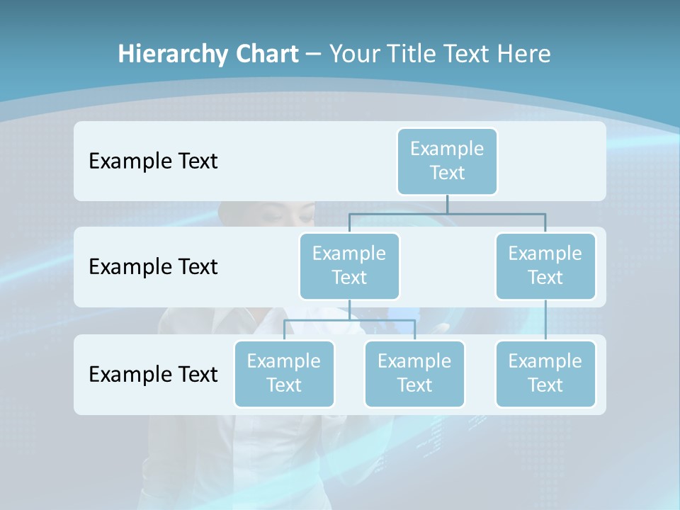 Professional Finger Girl PowerPoint Template
