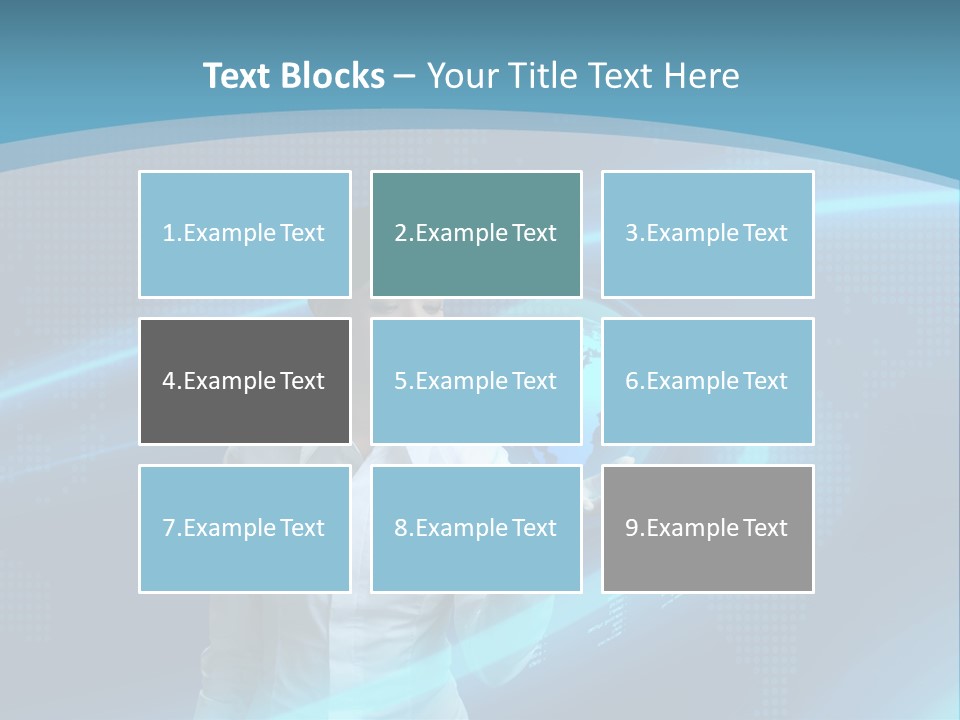 Professional Finger Girl PowerPoint Template