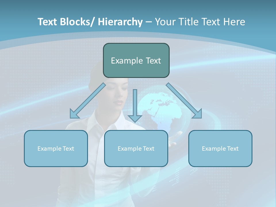Professional Finger Girl PowerPoint Template
