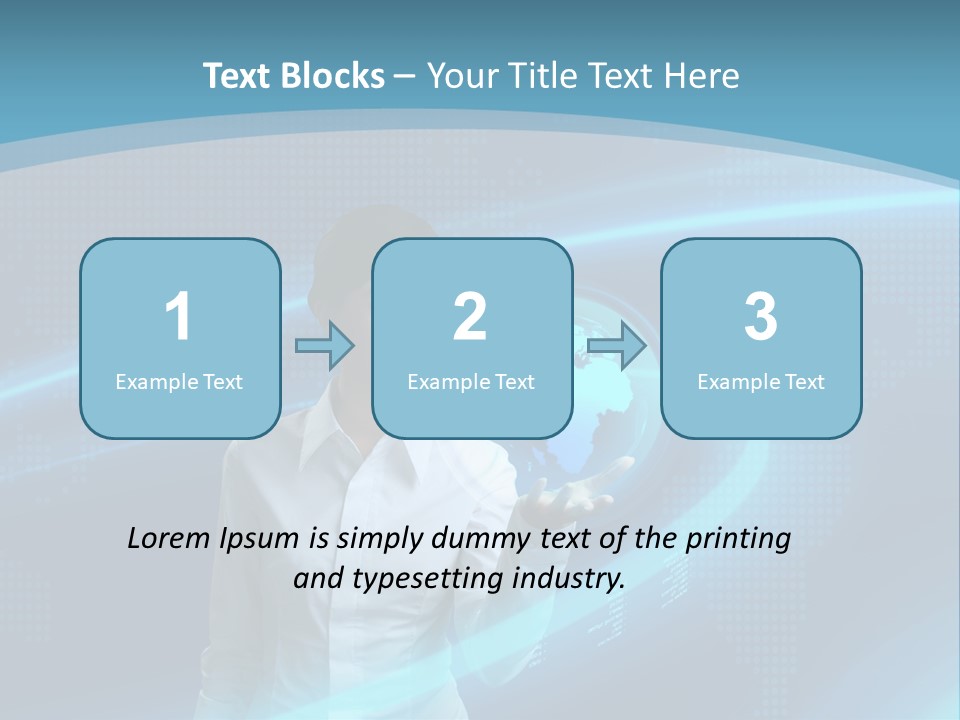 Professional Finger Girl PowerPoint Template