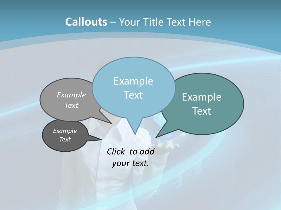 Professional Finger Girl PowerPoint Template