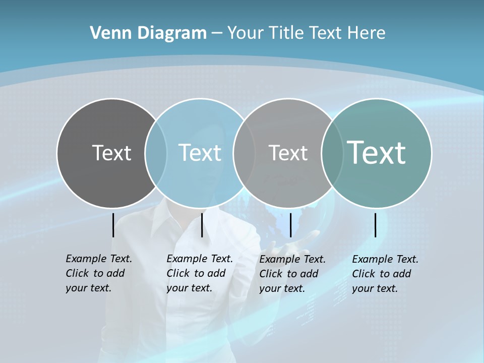 Professional Finger Girl PowerPoint Template