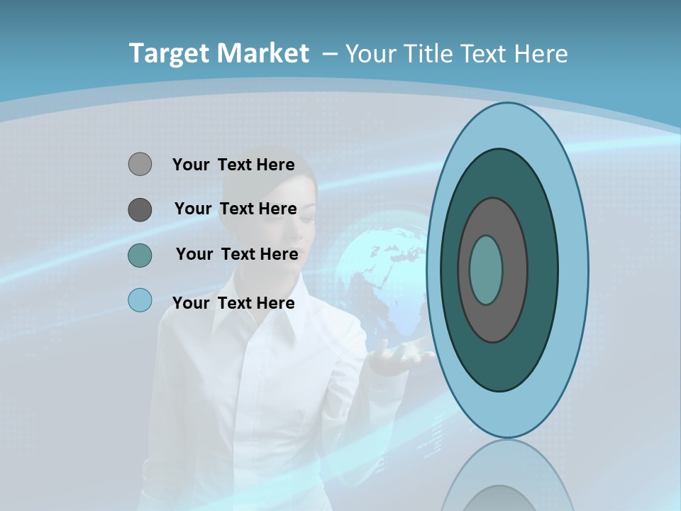 Professional Finger Girl PowerPoint Template