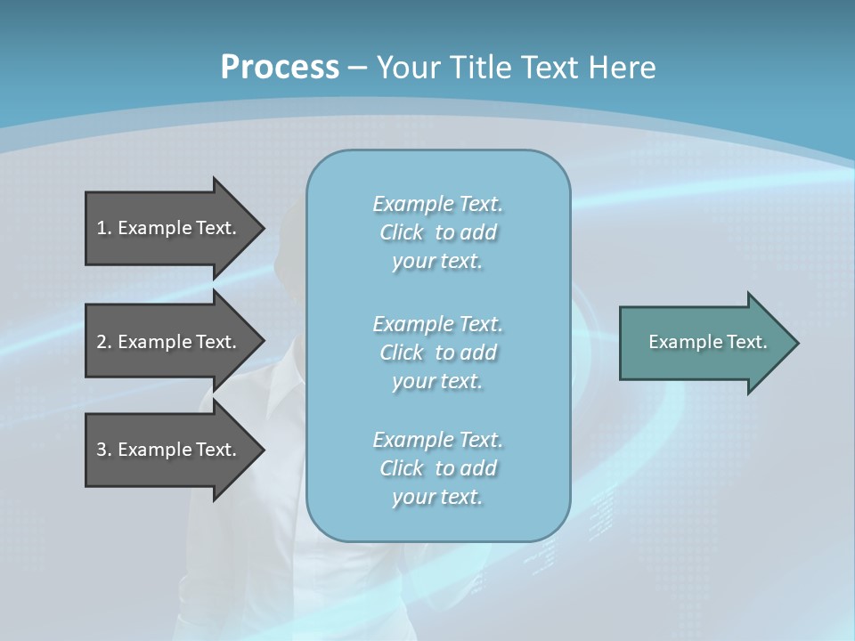 Professional Finger Girl PowerPoint Template