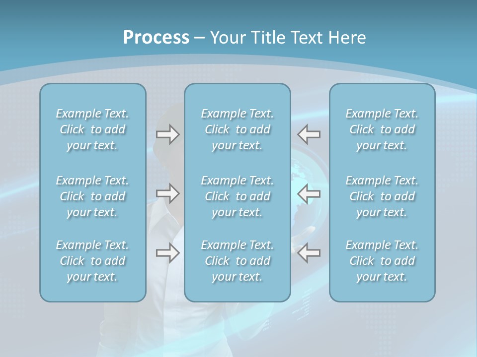 Professional Finger Girl PowerPoint Template