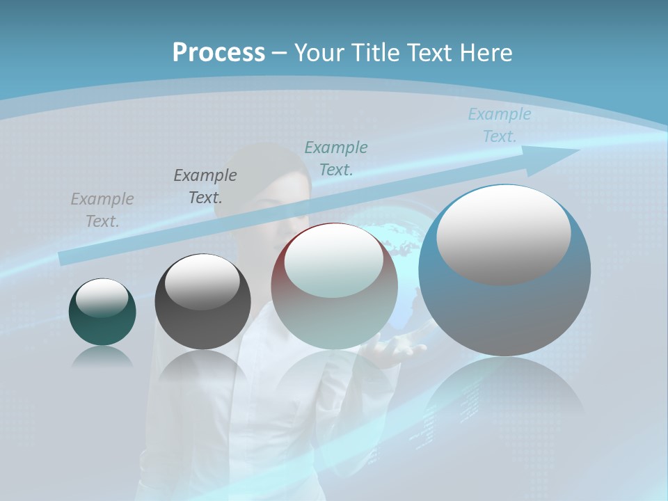 Professional Finger Girl PowerPoint Template