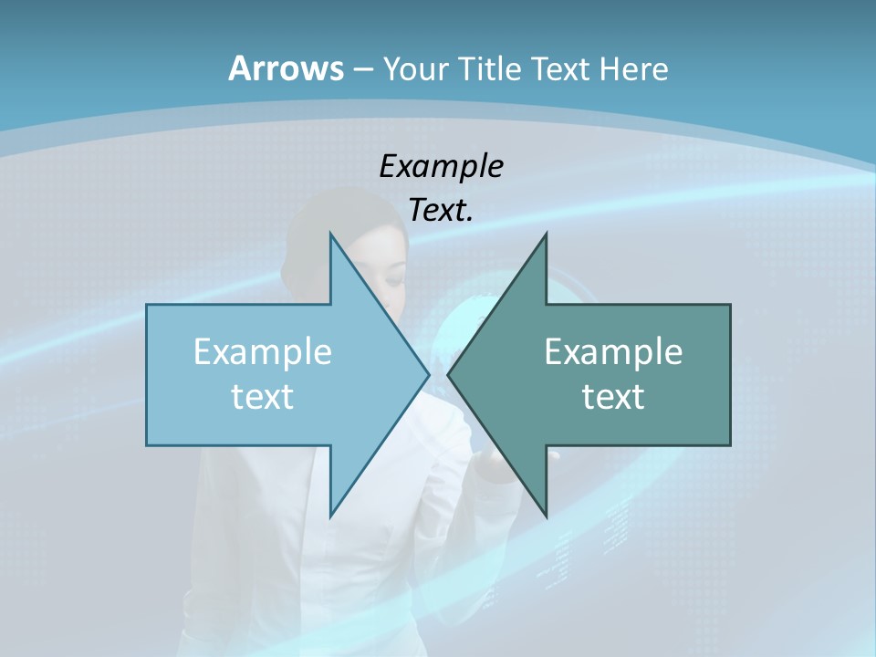 Professional Finger Girl PowerPoint Template