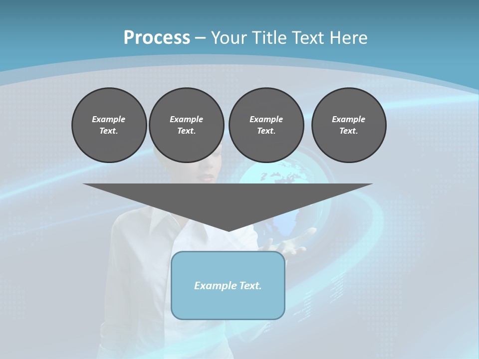 Professional Finger Girl PowerPoint Template