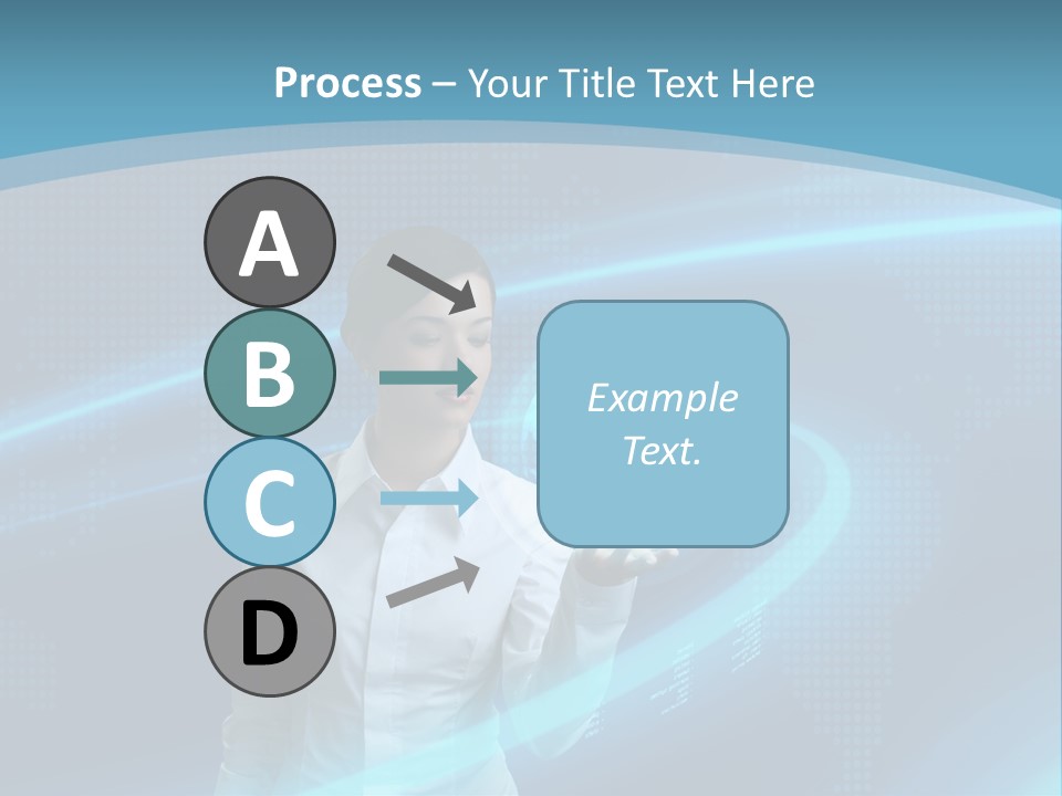 Professional Finger Girl PowerPoint Template