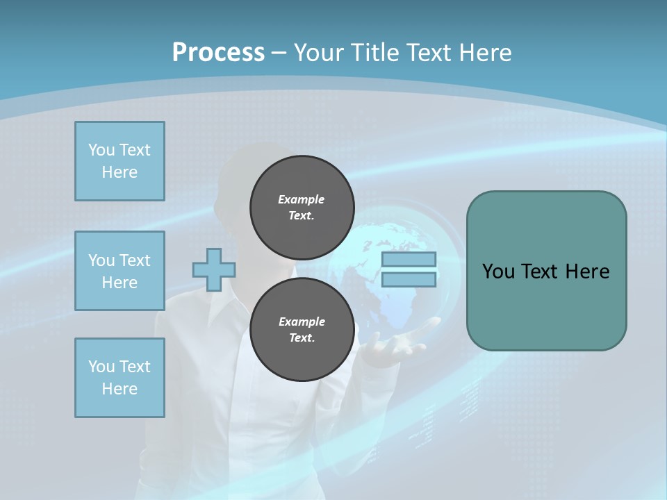 Professional Finger Girl PowerPoint Template