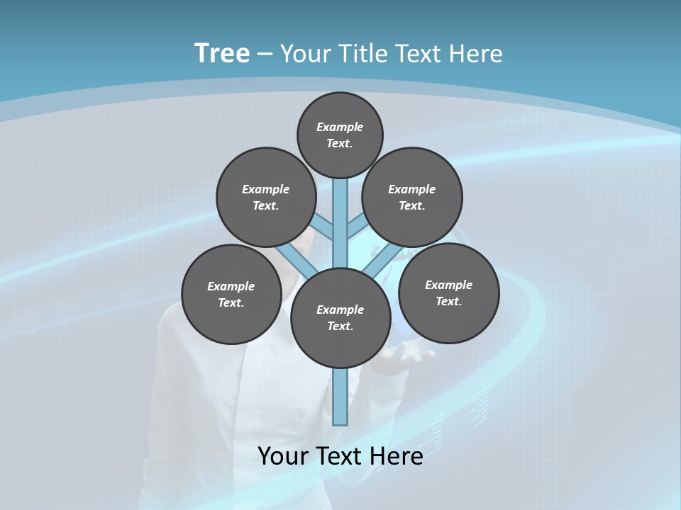 Professional Finger Girl PowerPoint Template