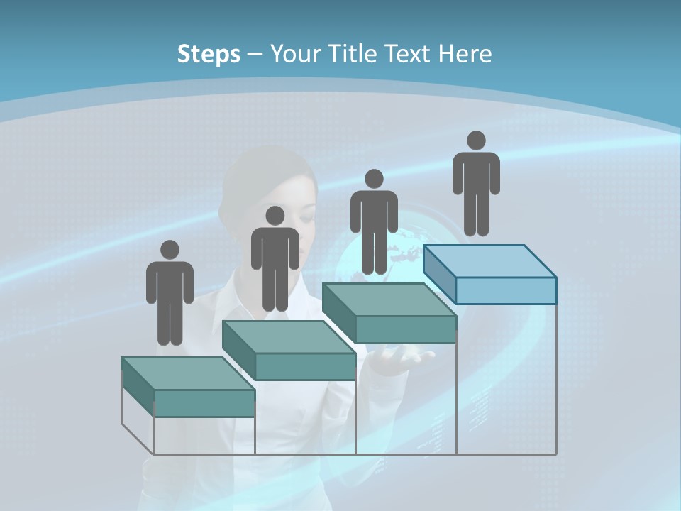 Professional Finger Girl PowerPoint Template