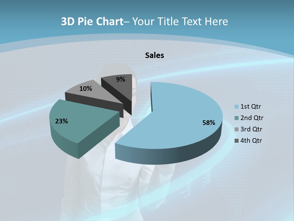 Professional Finger Girl PowerPoint Template
