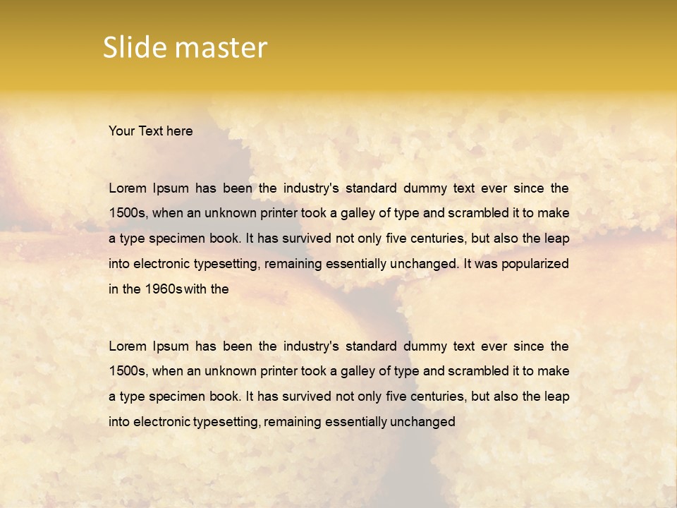 Fresh Texture Eating PowerPoint Template