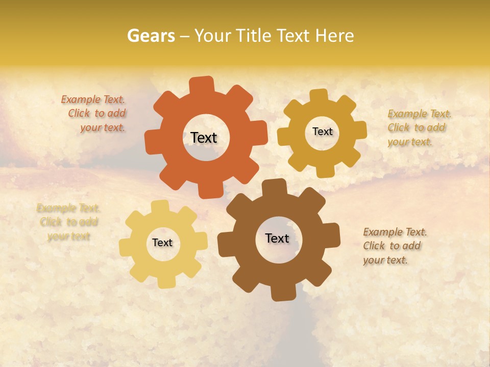 Fresh Texture Eating PowerPoint Template