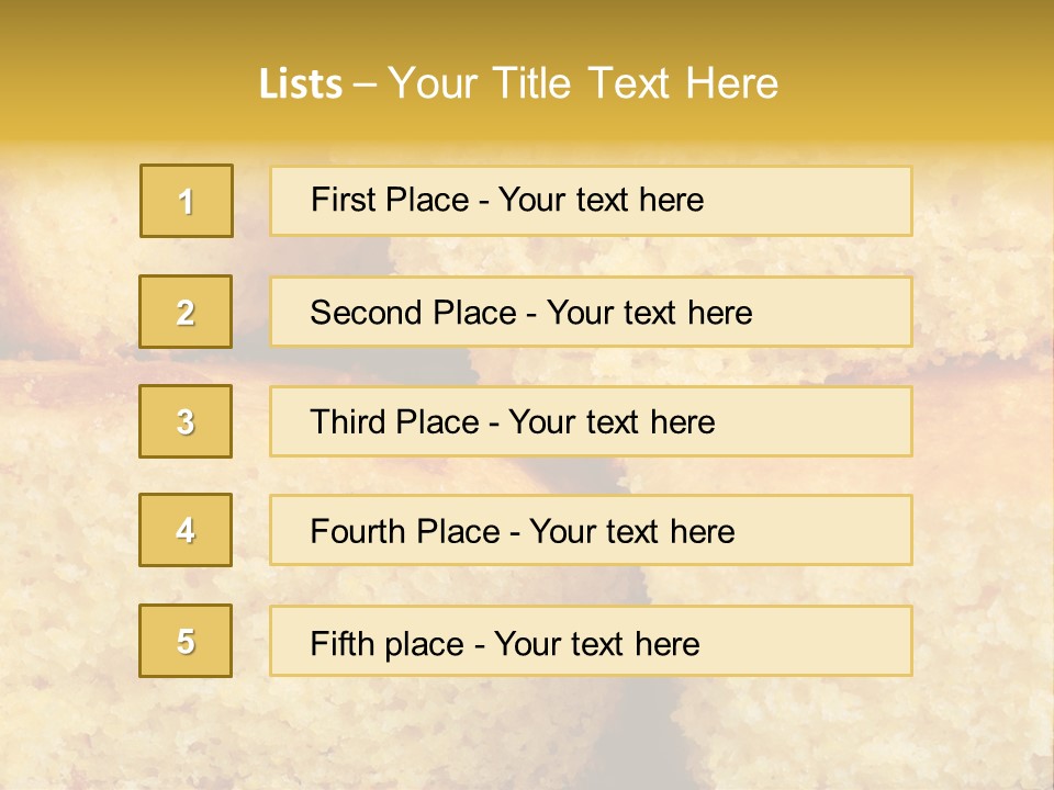 Fresh Texture Eating PowerPoint Template