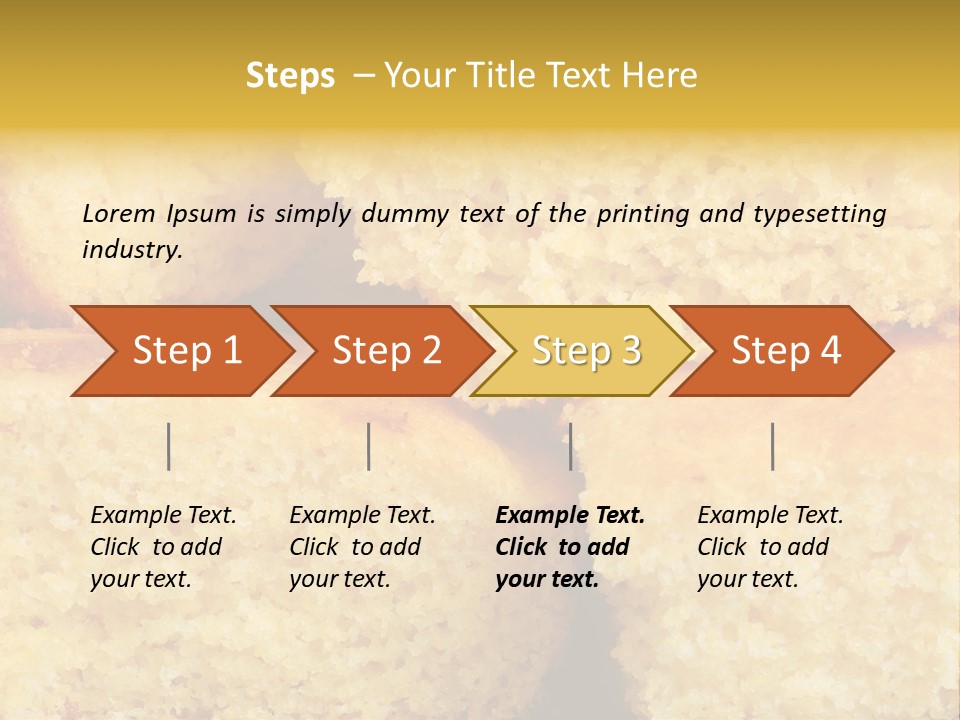 Fresh Texture Eating PowerPoint Template