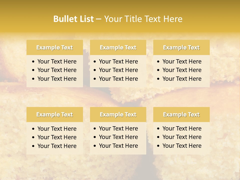 Fresh Texture Eating PowerPoint Template