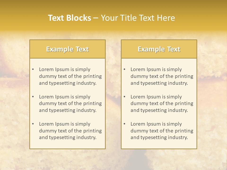 Fresh Texture Eating PowerPoint Template