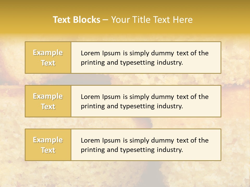 Fresh Texture Eating PowerPoint Template
