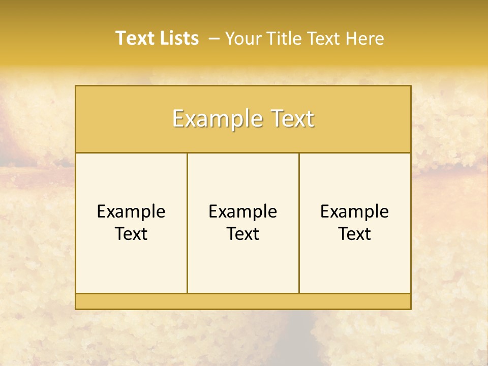 Fresh Texture Eating PowerPoint Template