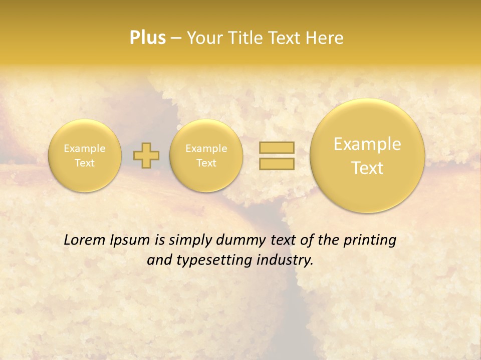 Fresh Texture Eating PowerPoint Template