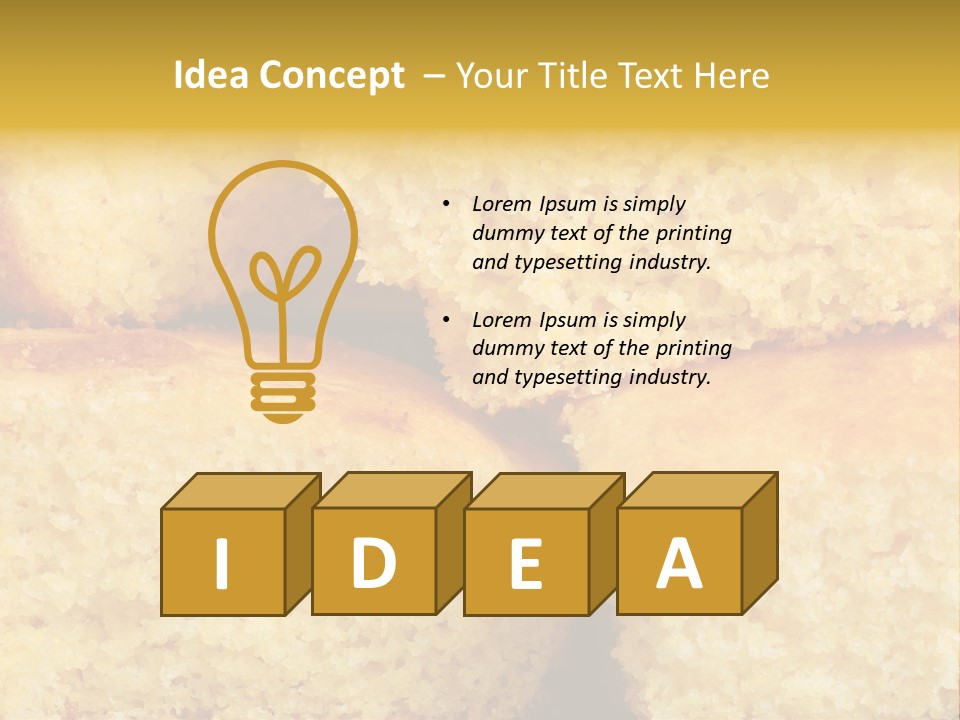 Fresh Texture Eating PowerPoint Template