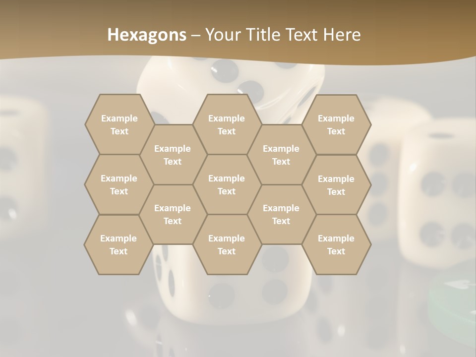 Wager Flush Blue PowerPoint Template