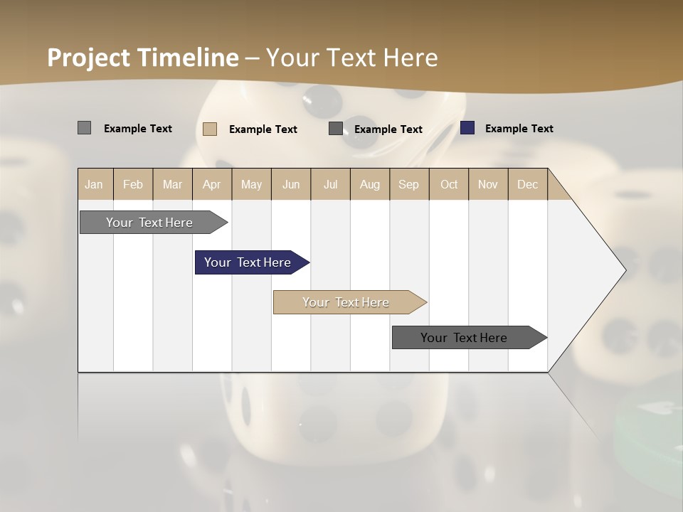 Wager Flush Blue PowerPoint Template