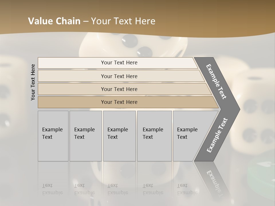 Wager Flush Blue PowerPoint Template