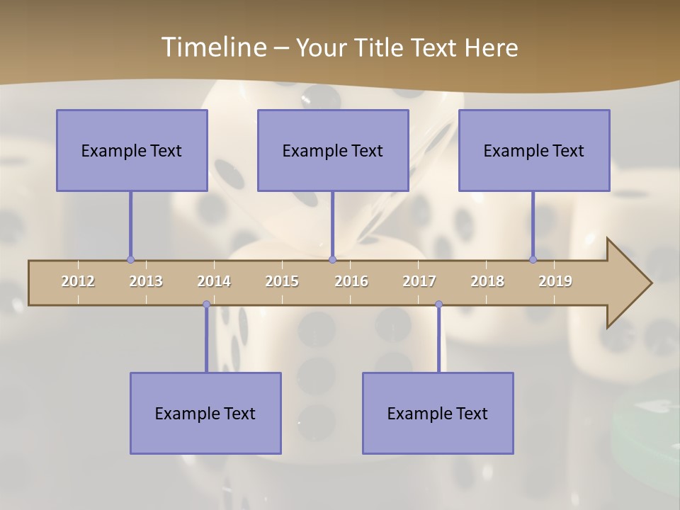 Wager Flush Blue PowerPoint Template