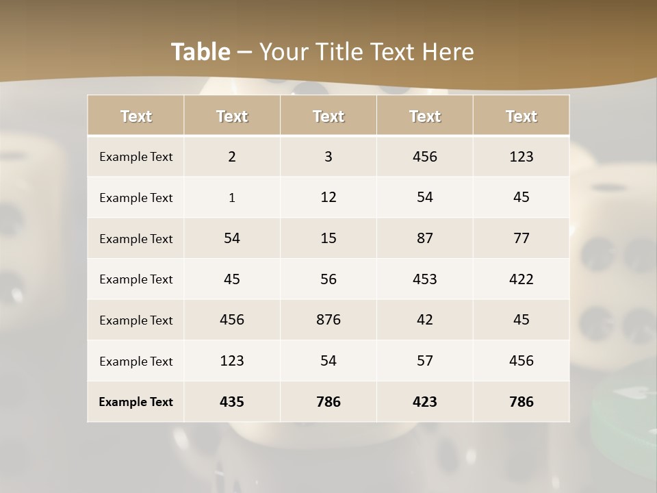 Wager Flush Blue PowerPoint Template