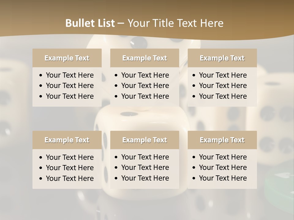 Wager Flush Blue PowerPoint Template