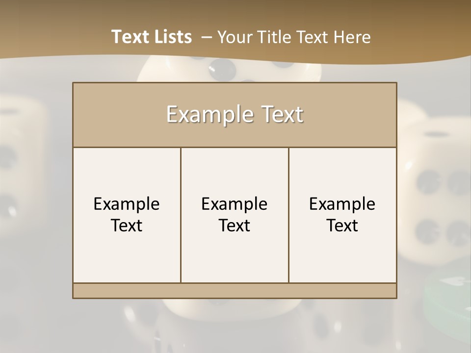 Wager Flush Blue PowerPoint Template
