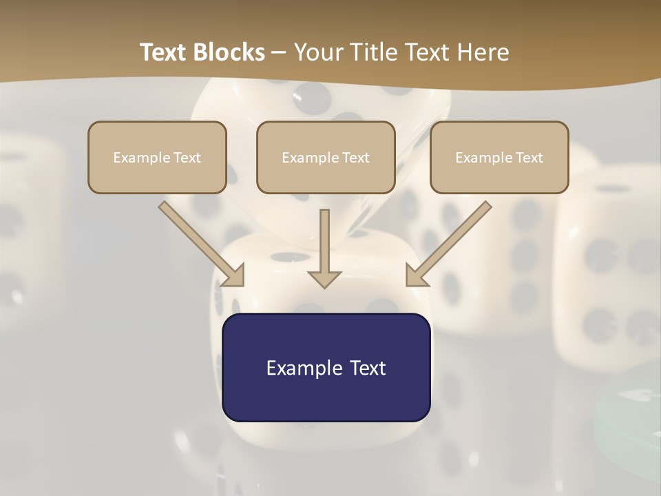 Wager Flush Blue PowerPoint Template