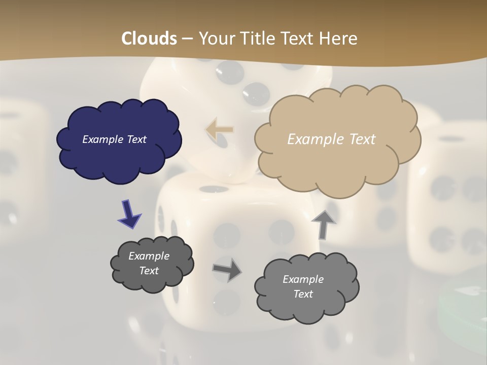 Wager Flush Blue PowerPoint Template