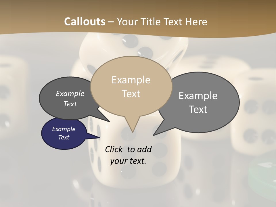 Wager Flush Blue PowerPoint Template