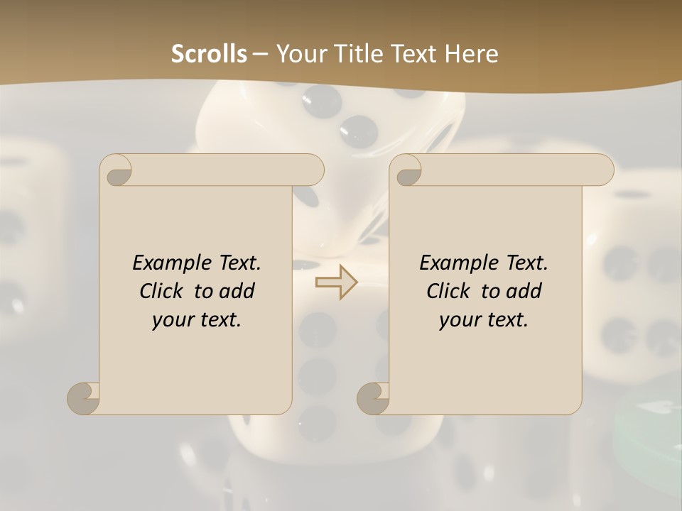 Wager Flush Blue PowerPoint Template