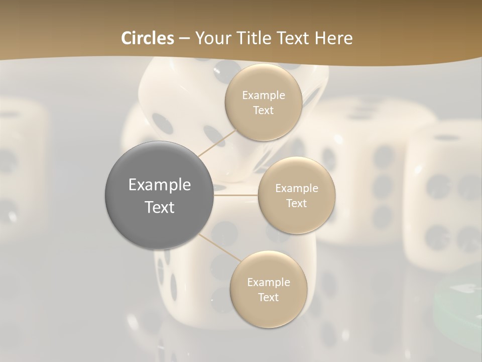 Wager Flush Blue PowerPoint Template