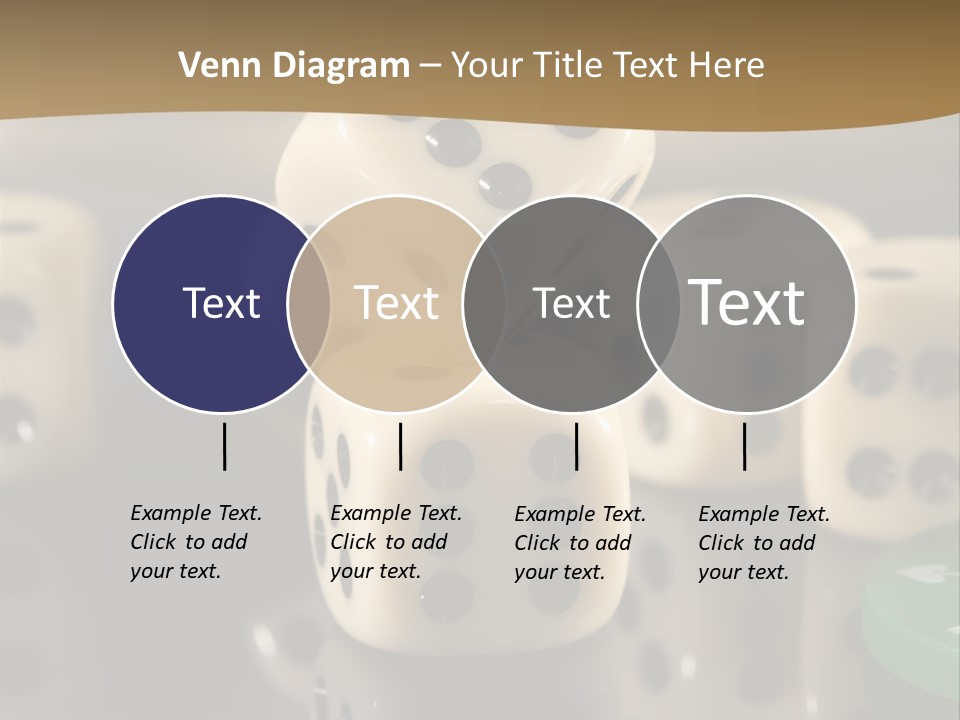 Wager Flush Blue PowerPoint Template