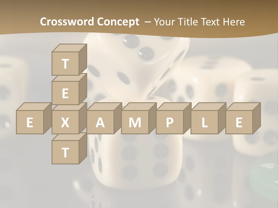 Wager Flush Blue PowerPoint Template