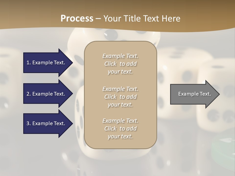Wager Flush Blue PowerPoint Template