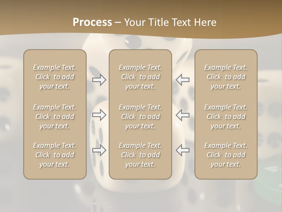 Wager Flush Blue PowerPoint Template